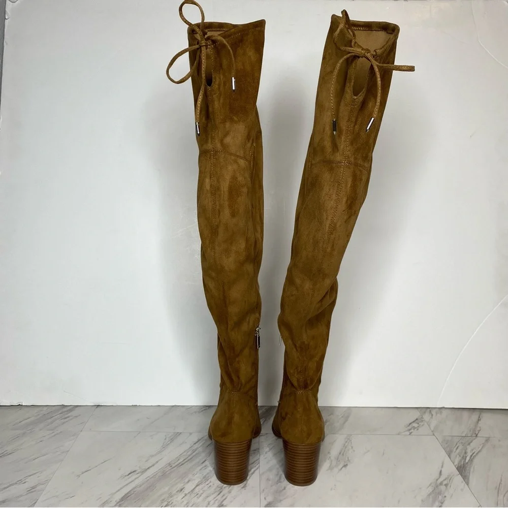 Marc Fisher Comara Brown Over The Knee Boot 7 1/2 M